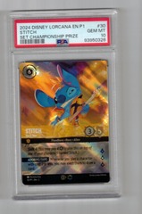 2024 Disney Lorcana EN P1 30 Stitch Set Championship Prize PSA 10